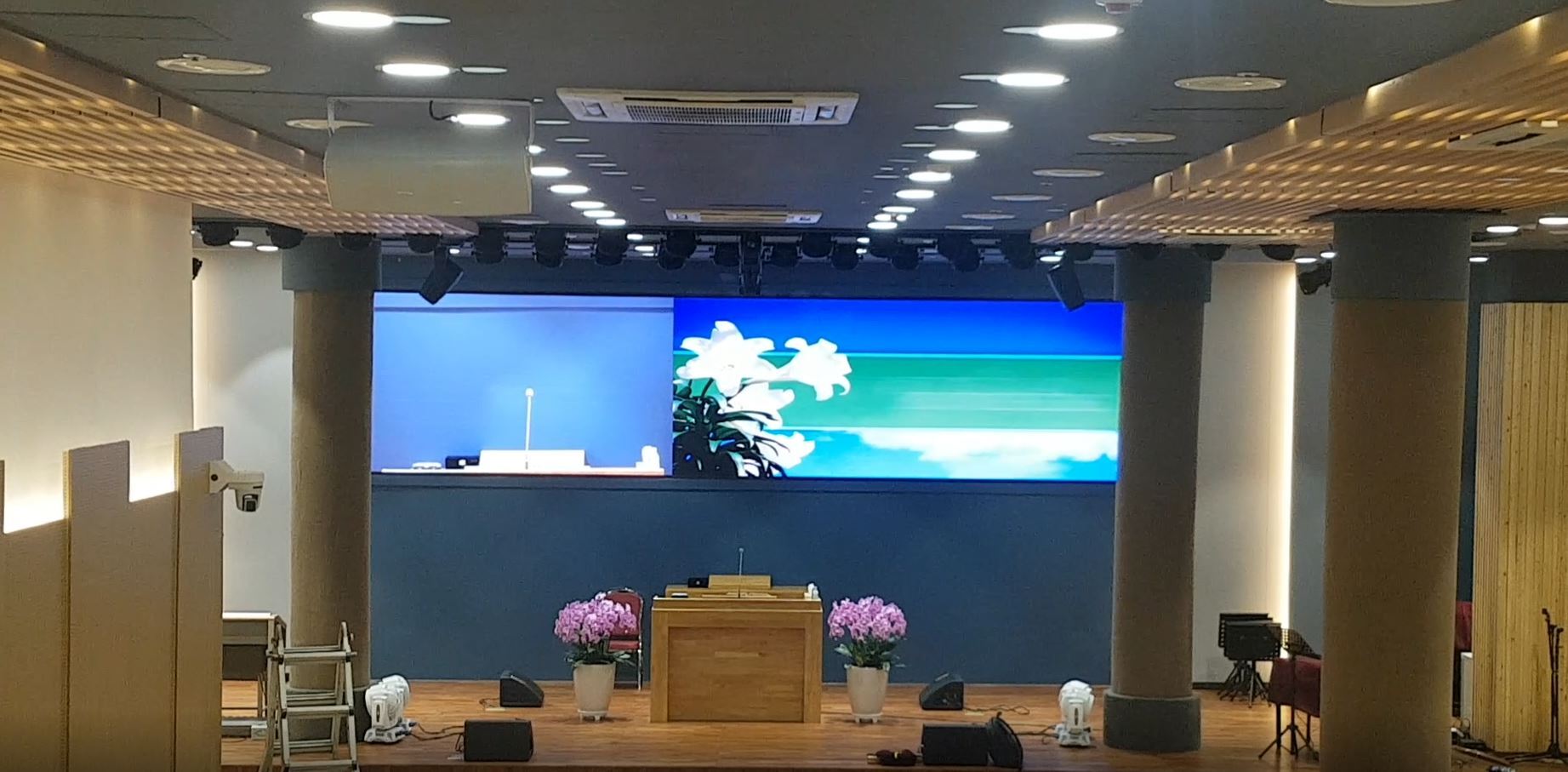 김포 풍무교회 LED스크린 설치